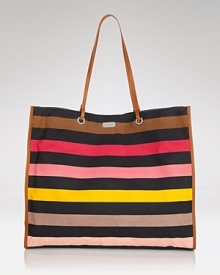 Statement stripes prove positively chic with this oversized nylon tote from Sonia Rykiel. Practical yet playful, it's the perfect daytime carryall for an on-the-go ingenue. Statement stripes prove positively chic with this oversized nylon tote from Sonia Rykiel. Practical yet playful, it's the perfect daytime carryall for an on-the-go ingenue.