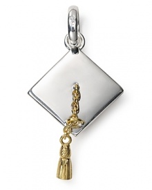 For the proud graduate: Links of London's sterling silver graduation hat charm makes the perfect gift. For the proud graduate: Links of London's sterling silver graduation hat charm makes the perfect gift.