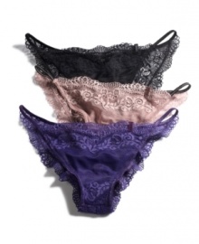 A decadent lace bikini makes every day a little lovelier. By DKNY. Style #532111 A decadent lace bikini makes every day a little lovelier. By DKNY. Style #532111