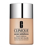 Feels so fresh, looks so natural. Non-irritating, oil-free makeup helps blend away blemishes, neutralize redness. Medicated ingredients help treat existing breakouts and keep them from coming back.