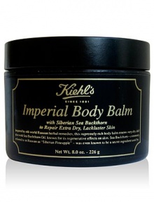 A luxurious, reparative blend of Sea Buckthorn Berry Oil and deeply hydrating nut butters to halt the effects of dryness and harsh environmental effects on skin. With Honey and Fruit Glycolic Acids to accelerate surface cell turnover, our rich balm immediately delivers a renewed smoothness and youthful radiance to extra-dry, lackluster skin. 8.4 oz. A luxurious, reparative blend of Sea Buckthorn Berry Oil and deeply hydrating nut butters to halt the effects of dryness and harsh environmental effects on skin. With Honey and Fruit Glycolic Acids to accelerate surface cell turnover, our rich balm immediately delivers a renewed smoothness and youthful radiance to extra-dry, lackluster skin. 8.4 oz.