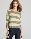 Quotation: Autumn Cashmere Sweater - Cropped Stripe