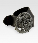 A clean, finishing touch to any ensemble, crafted in smooth, genuine leather.LeatherAbout 1½ wideImported