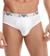 Combine incredible support and luxurious comfort and the outcome is this comfortable brief from Emporio Armani.