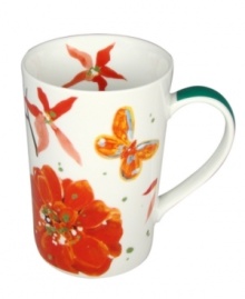 Style as much as set the table with the Lulu Petals mug. A canvas of durable white porcelain beholds cheerful flora and fauna with the bold whimsy of designer Lulu deKwiatkowski. Style as much as set the table with the Lulu Petals mug. A canvas of durable white porcelain beholds cheerful flora and fauna with the bold whimsy of designer Lulu deKwiatkowski.