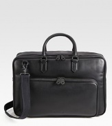 A full-size briefcase/laptop case combo ideal for travel and everyday use. A padded laptop compartment protects your investment while abundant interior compartments place essentials at your fingertips.Zip closureTop handleFront zip pocketFully lined17W x 11½H x 4DImported