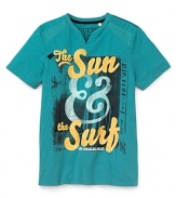 GUESS Kids Boys' Turquoise Tee - Sizes S-XL