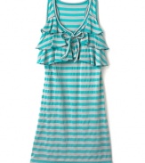 GUESS Kids Girls' Stripe Tank Dress - Sizes S-XL