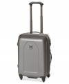 Sleek style and smart details put this durable suitcase on the top of your packing list. The protective hardside construction rolls effortlessly around on 360º spinner mobility and keeps your fragile essentials safe with extra-wide hold-down straps. The included Add-A-Bag strap lets you carry even more with no added hassle. Lifetime warranty.