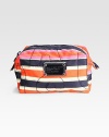 Stash your beauty essentials in this vibrant zip-top pouch finished with signature stitching.Top zip closureFully lined7¼W X 4¼H X 4DImported
