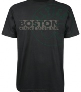 Show your love for the Boston Celtics in this cool graphic tee by adidas.