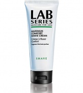 Formulated for all skin types. Creamy formula softens and prepares beard for a close and comfortable shave. Rich, concentrated texture allows for excellent razor glide and protection. A patented formula system provides immediate relief of irritation and stinging. 3.4 oz.