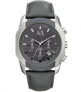 A handsome watch by AX Armani Exchange designed with contemporary cool and sport performance.