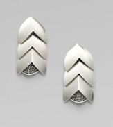 EXCLUSIVELY AT SAKS.COM A structured piece with movement and shine, accented in black rhinestones.Silver oxide plated brassGlass stonesLength, about 2Post backImported 