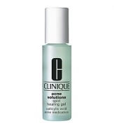 Helps reduce blemishes, promotes healing. Fast-drying, clear gel. Invisible under or over makeup.