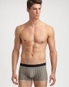 Incredibly soft, slim-fitting boxer briefs, set in lightweight, stretch microfiber.Elastic waist band90% cotton/7% elastane/3% polyamideMachine washImported