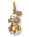 Celebrate a freshly hatched plan or any new beginning with Juicy Couture's playful chickadee charm.