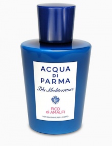 Lively and boisterous, this lightly-fragrant body lotion leaves skin feeling soft, rejuvenated and supple without any residue or stickiness. A wonderful addition to the Fico di Amalfi fragrance spray. 6.7 oz. Lively and boisterous, this lightly-fragrant body lotion leaves skin feeling soft, rejuvenated and supple without any residue or stickiness. A wonderful addition to the Fico di Amalfi fragrance spray. 6.7 oz.