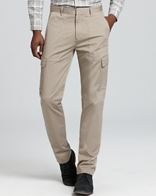 Casual-cool is effortlessly achieved in slim cargo pants from Theory. Casual-cool is effortlessly achieved in slim cargo pants from Theory.