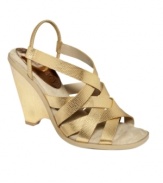 A summer shoe you'll rave about! Ellen Tracy's Raven sandals add wow factor to your sundresses and fashion shorts, with a strappy vamp and trendy wedge heel.