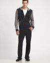 Comfortable and casual bottom highlighted by contrast waist and pocket trim.Drawstring waistSide slash pocketsInseam, about 31CottonMachine washImported