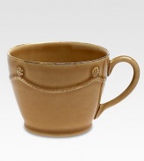 A beautiful stoneware mug is crafted in Portugal with elegant curves to bring rustic detail and irresistibly romantic European charm to a dinner or party. From the Berry & Thread CollectionCeramic stoneware7 diam.Dishwasher- & microwave-safeImported