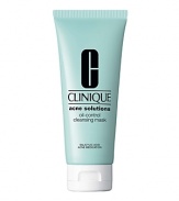 Soothing natural clay-based mask helps heal blemishes, prevent breakouts and keep skin shine-free. Medicated formula goes deep to clean and unclog pores, rid skin of excess oil. In just 5 minutes, skin looks clearer, smoother, less blemish-troubled. Gentle, non-drying formula won't irritate skin. Oil free.