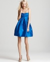 Jill Stuart Dress - Satin Strapless Babydoll