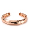 Alexis Bittar's rose gold-plated cuff is a striking example of the label's contemporary edge. With modernism a key trend, this bracelet lends every look a sculptural air.