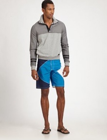 A sporty, half-zip pullover style with the look and feel of modern style and sophistication, knitted in sumptuously soft cotton with a hint of stretch for added comfort.Half-zip frontSnap button collar90% cotton/10% elastaneMachine washImported A sporty, half-zip pullover style with the look and feel of modern style and sophistication, knitted in sumptuously soft cotton with a hint of stretch for added comfort.Half-zip frontSnap button collar90% cotton/10% elastaneMachine washImported