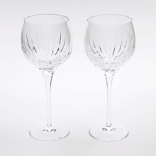This popular pattern, inspired by the creative energy of the New York artist neighborhood, features a generous bowl adorned by a brilliant contemporary cutting. The delicately etched stemware adds a graceful note to any gathering. Shown left to right: goblet, wine, flute, iced beverage. This popular pattern, inspired by the creative energy of the New York artist neighborhood, features a generous bowl adorned by a brilliant contemporary cutting. The delicately etched stemware adds a graceful note to any gathering. Shown left to right: goblet, wine, flute, iced beverage.