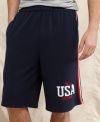 Challenge on the court or cruise around off it in style with these athletic shorts from Tommy Hilfiger.