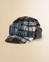 A plaid flannel hat with the requisite Diesel logo on the front.95% polyester/5% woolImported