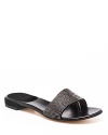 Stuart Weitzman Flat Sandals - Studdenly Thong