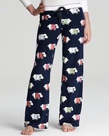 Count sheep to sleep in these cute, cozy, thermal-velour pants from PJ Salvage. Count sheep to sleep in these cute, cozy, thermal-velour pants from PJ Salvage.