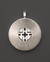 Bold and architectural, four sterling silver Hs subtly combine to create India Hicks' Signature Pendant.