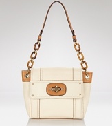 Let Milly's vintage-inspired shoulder bag be your '60s-inspired statement. With a classic shape and chain link strap, this bag exudes bygone glamour.