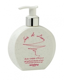 A perfumed foaming gel that caresses the skin with a delicate touch. A new perfumed ritual for the body, it gently cleanses the skin and on contact with water releases its rich, warm and feminine notes. It leaves a discreet touch of the floral chypre fragrance trail of Soir de Lune in a precious and intimate moment. It transforms into a rich, delicate foam that leaves the skin satin soft while respecting its physiological balance and fragile nature thanks to the plant extracts and vitamins that it contains:. Organically grown Red Vine and extract of Wild Roseto tone the epidermis. Matricaria Extract (organically grown flower) to soften and calm skin. D-Panthenol and pro-vitamin B5 to moisturize and soothe the epidermisIt can be combined with the Moisturising Perfumed Body Cream, which envelopes the skin with an ultra-feminine note of wood, patchouli and fruits. A perfumed foaming gel that caresses the skin with a delicate touch. A new perfumed ritual for the body, it gently cleanses the skin and on contact with water releases its rich, warm and feminine notes. It leaves a discreet touch of the floral chypre fragrance trail of Soir de Lune in a precious and intimate moment. It transforms into a rich, delicate foam that leaves the skin satin soft while respecting its physiological balance and fragile nature thanks to the plant extracts and vitamins that it contains:. Organically grown Red Vine and extract of Wild Roseto tone the epidermis. Matricaria Extract (organically grown flower) to soften and calm skin. D-Panthenol and pro-vitamin B5 to moisturize and soothe the epidermisIt can be combined with the Moisturising Perfumed Body Cream, which envelopes the skin with an ultra-feminine note of wood, patchouli and fruits.
