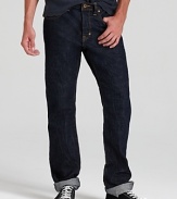 A pair of dark jeans is perfect at the club with your friends or just mellowing out back home. Great dressed up or down. From PRPS Goods & Co.