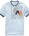 Never stop running things. This T shirt from American Rag has instant presence in your wardrobe of basics.