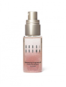 Featured in Bobbi's Miami Collection, Beach Shimmering Fragrance Oil combines pretty shimmer and the scent of Beach Fragrance into lightweight oil, for an all-over body experience. Featured in Bobbi's Miami Collection, Beach Shimmering Fragrance Oil combines pretty shimmer and the scent of Beach Fragrance into lightweight oil, for an all-over body experience.