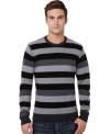 Earn your stripes in this season-perfect sweater from Buffalo David Bitton. (Clearance)