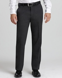 Refresh your work look with these sleek Michael Kors wool pants, with the perfect touch of stretch to keep their shape. Refresh your work look with these sleek Michael Kors wool pants, with the perfect touch of stretch to keep their shape.