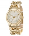 Dress up in glorious gilded beauty with this stunning watch by Michael Kors.