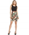 Throw a blazer over this Calvin Klein printed dress for a simple yet stylish desk-to-dinner look!