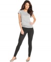 A wardrobe staple, these Alternative Apparel solid leggings are perfect under the season's slouchy sweaters!