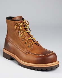 Weather the winter in old school cool with these Frye leather lace-up boots. Weather the winter in old school cool with these Frye leather lace-up boots.