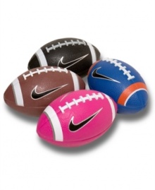 From the beach to the playground, this mini-football from Nike is the perfect way to pass the time.