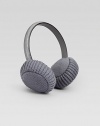 Soft wool earmuffs with a logo-embossed leather band to keep her fashionably warm. Top logo-embossed leatherWool/leatherImported