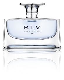 BVLGARI BLV Eau de Parfum II explores a rich and transparent sophisticated naturalness. A gracefully elegant, joyous and vibrant scent that sparkles as the azure-blue color that inspires it. For a contemporary and sensual woman looking for a fragrance to be enjoyed everyday from morning to evening. BVLGARI BLV Eau de Parfum II explores a rich and transparent sophisticated naturalness. A gracefully elegant, joyous and vibrant scent that sparkles as the azure-blue color that inspires it. For a contemporary and sensual woman looking for a fragrance to be enjoyed everyday from morning to evening.